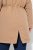 Ulla Popken 852028 Parka Beige - Jassen - Grote maten dames jassen