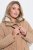 Ulla Popken 852028 Parka Beige - Jassen - Grote maten dames jassen