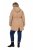 Ulla Popken 852028 Parka Beige - Jassen - Grote maten dames jassen