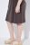 Ulla Popken 852190 Jersey jurk Mahoniebruin - Zomerjurken - Grote maten zomerjurken voor dames