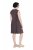Ulla Popken 852190 Jersey jurk Mahoniebruin - Zomerjurken - Grote maten zomerjurken voor dames