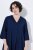 Ulla Popken 852191 Denim jurk met zakken Denimblauw - Kleedjes - Jurken in elke maat