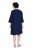 Ulla Popken 852191 Denim jurk met zakken Denimblauw - Kleedjes - Jurken in elke maat