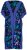 Ulla Popken 852333 Bedrukte jurk met trekkoord Lila - Kaftans - 