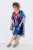 Ulla Popken 852394 Midi-jurk met korte mouwen en V-hals Donkerblauw - Midi jurken - Midi-jurken in grote maten
