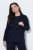 Ulla Popken 852498 Blazer met strass Donkerblauw - Blazers - Damesblazers in grote maten
