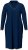 Ulla Popken 852526 Nachthemd met overhemdkraag Donkerblauw - Nachthemden - 