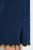 Ulla Popken 852526 Nachthemd met overhemdkraag Donkerblauw - Nachthemden - 