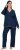 Ulla Popken 852573 Pyjama met overhemdkraag Donkerblauw - Pyjama's en Loungewear - 