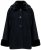 Ulla Popken 852644 Capejas met rand van nepbont Zwart - Poncho's & capes - 