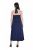 Ulla Popken 852680 Avondjurk Donkerblauw - Avondjurken - Grote maten avondkleding