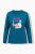 Ulla Popken 852710 Loungetrui met lange mouwen Petrol - Pyjama's en Loungewear - 