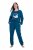 Ulla Popken 852725 Loungebroek Petrol - Pyjama's en Loungewear - 