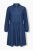 Ulla Popken 852768 A-lijn denim jurk met zakken Denimblauw - Kleedjes - Jurken in elke maat