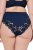 Ulla Popken 852930 Slips met kant Donkerblauw - Slips - 