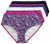 Ulla Popken 852935 Gebloemde slips 5-pack Koningsblauw - Slips - 