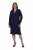 Ulla Popken 853077 Gebreide jurk met lange mouwen Donkerblauw - Gebreide jurken - 