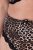 Ulla Popken 853106 Strings met dierenprint Zwart - Slips - 