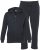 Men+ 442 Joggingpak Zwart - Trainingspakken - Heren trainingspakken in grote maten