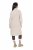 Ulla Popken 853504 Gebreide jurk met lange mouwen en col Gebroken wit - Gebreide jurken - 