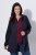 Ulla Popken 853577 Fleecejack Donkerblauw - Jassen - Grote maten jassen voor dames
