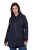 Ulla Popken 853577 Fleecejack Donkerblauw - Jassen - Grote maten jassen voor dames