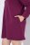 Ulla Popken 853652 Sweatjurk met lange mouwen en capuchon Bessenrood - Kleedjes - Jurken in elke maat