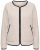 Ulla Popken 853685 Teddy jack Champagne - Jassen - Grote maten jassen voor dames