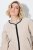 Ulla Popken 853685 Teddy jack Champagne - Jassen - Grote maten jassen voor dames