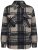Ulla Popken 853709 Teddy jack Beige - Jassen - Grote maten jassen voor dames