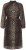 Ulla Popken 853788 Chiffon jurk met dierenprint Lichtbruin - Maxi jurken - Grote maten maxi jurken