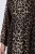 Ulla Popken 853788 Chiffon jurk met dierenprint Lichtbruin - Maxi jurken - Grote maten maxi jurken