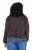 Ulla Popken 853792 Jas van imitatiesuède Bruin - Jassen - Grote maten jassen voor dames