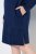 Ulla Popken 853877 Gebloemde sweatjurk Donkerblauw - Kleedjes - Jurken in elke maat