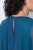 Ulla Popken 854031 Mouwloze maxi-jurk Petrol - Maxi jurken - Grote maten maxi jurken