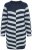 Ulla Popken 854095 Gebreide jurk met lange mouwen Donkerblauw - Kleedjes - Jurken in elke maat