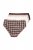 Ulla Popken 854114 Geruite slips 5-pack Taupe - Slips - 