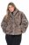 Ulla Popken 854617 Jas van imitatiebont Beige - Jassen - Grote maten jassen voor dames