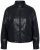 Ulla Popken 854795 Bikerjack van imitatieleer Zwart - Jassen - Grote maten jassen voor dames