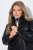Ulla Popken 854795 Bikerjack van imitatieleer Zwart - Jassen - Grote maten jassen voor dames