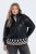 Ulla Popken 854795 Bikerjack van imitatieleer Zwart - Jassen - Grote maten jassen voor dames
