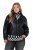 Ulla Popken 854795 Bikerjack van imitatieleer Zwart - Jassen - Grote maten jassen voor dames