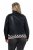 Ulla Popken 854795 Bikerjack van imitatieleer Zwart - Jassen - Grote maten jassen voor dames