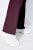 Ulla Popken 854910 Warme stretchbroek met elastische taille Aubergine - Stoffen broeken - Dames wijde broeken in grote maten