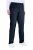 Ulla Popken 854987 Warme stretchbroek met comfortband Donkerblauw - Stoffen broeken - Dames wijde broeken in grote maten