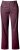 Ulla Popken 854987 Warme stretchbroek met comfortband Aubergine - Stoffen broeken - Dames wijde broeken in grote maten