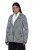 Ulla Popken 855173 Geruite gebreide blazer Gebroken wit - Blazers - Damesblazers in grote maten