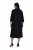 Ulla Popken 855373 Bedrukte jersey jurk Zwart - Jersey jurken - 