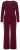 Ulla Popken 855622 Jumpsuit met lange mouwen en V-hals Wijnrood - Jumpsuits - Grote Maten Jumpsuits voor Dames