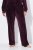 Ulla Popken 856119 Loungebroek Pruim - Pyjama's en Loungewear - 